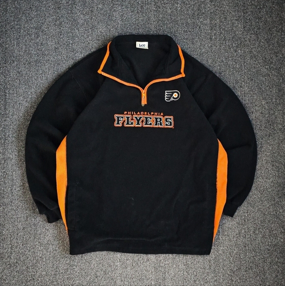 Lee Other - Lee Sport Men's Philadelphia Flyer Quarter Zip Sweater Size XL